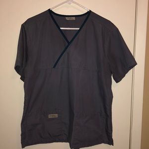 URBANE Gray and blue scrubs